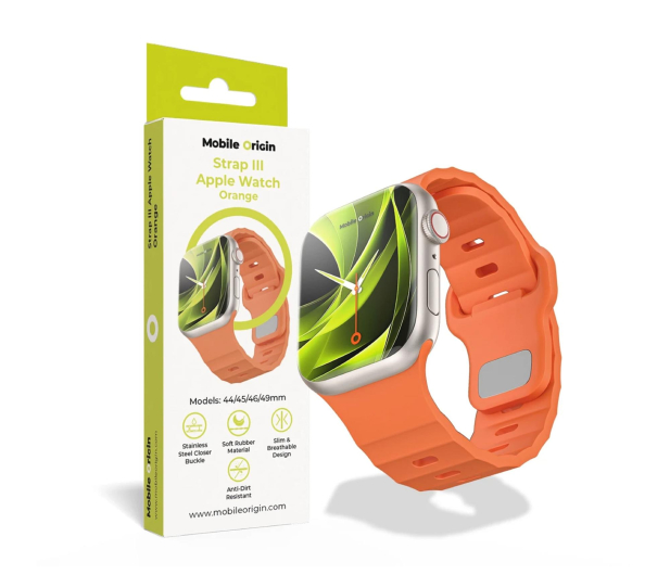 Mobile Origin Strap III do Apple Watch 44/45/46/49mm orange - 1363036 - zdjęcie 4